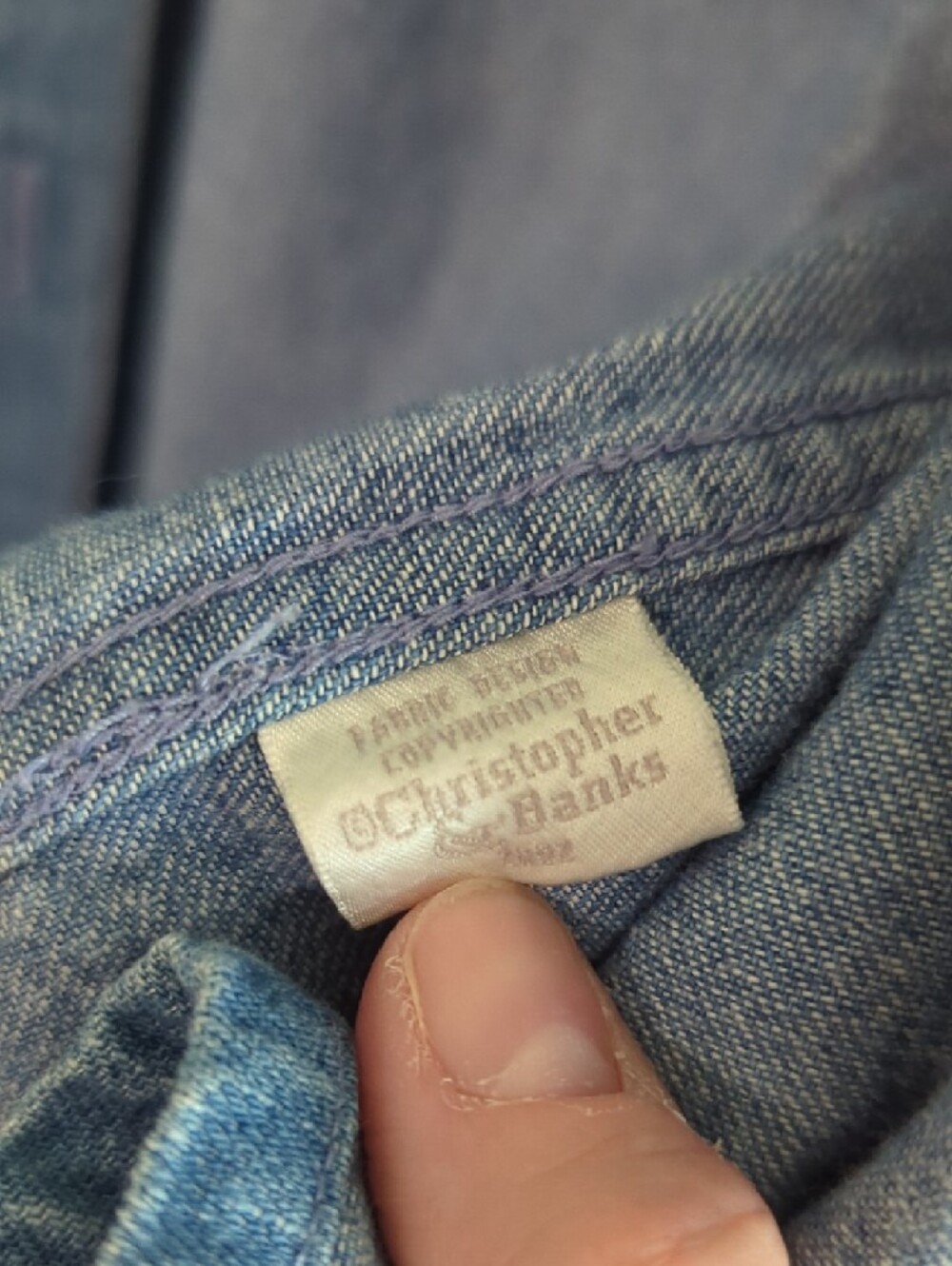 Denim Rooster Button Down - Picture 3 of 7
